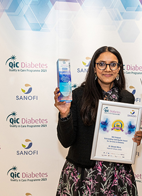 Qic Diabetes Awards Outstanding Contribution Winner Dr Shivani Misra Web Crop