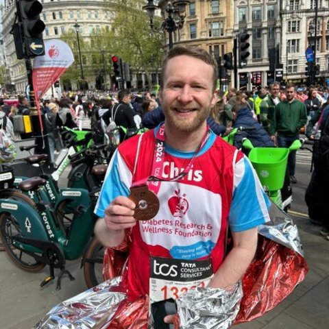 DRWF London Marathon 24 Runner CHRIS