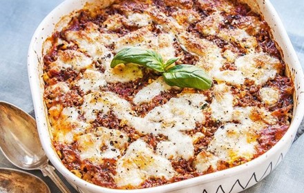 Kottfars Och Zucchinigratang Med Blomkal Och Mozzarella 800X7722