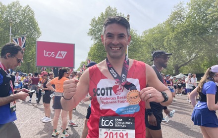 DRWF Fundraising 2026 London Marathon Scott Hossack 2