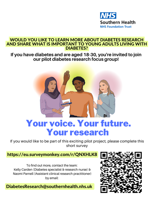 Underserved Communities Project Diabetes Research Poster QR