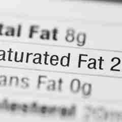 Nutrition Facts. Saturated Fat