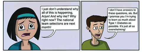 Type 1 Diabetes The Indian Comic Book Bluelight P18 Crop Web 0