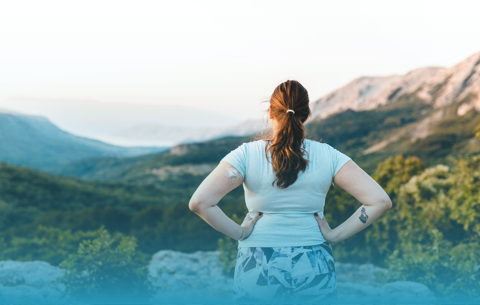 Woman With Diabetes Wearing A CGM