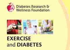 The cover page of our 'Exercise and Diabetes' information leaflet