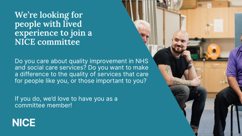 NICE Lived Experience Committee Member Image