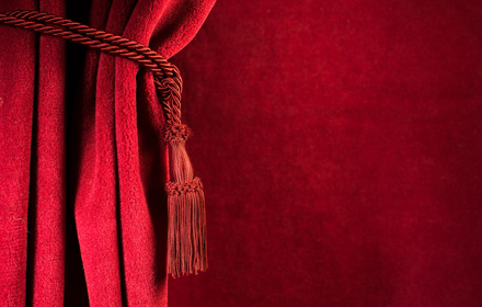 Red Theatre Curtain