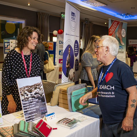 Wellness Day South 22 Lionel and Exhibitor