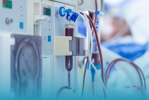 Kidney Dialysis Machine Banner