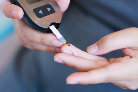 Blood Sugar Check Finger Prick 2 R