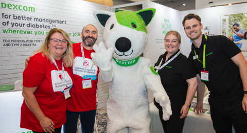 DRWF United Through Diabetes 2024 Dexcom Dog