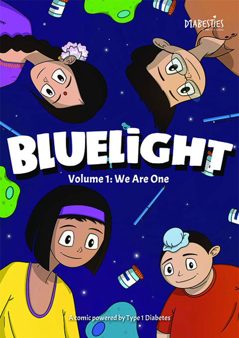 Type 1 Diabetes The Indian Comic Book Bluelight Cover Web 0