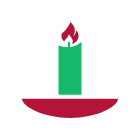 A icon image of a memorial candle
