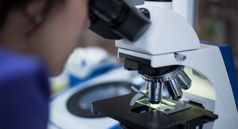 Laboratory Microscope Banner R